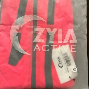 Zyia pink hoodie drawstring light windbreaker XXL